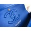 Chanel Lambskin Medium Classic Flap Bag A1112 Blue