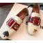 Bally Janelle Leather Flats Slippers Loafers Poker-inspired Motifs White