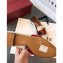 Bally Janelle Leather Flats Slippers Loafers Poker-inspired Motifs White