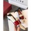 Bally Janelle Leather Flats Slippers Loafers Poker-inspired Motifs White