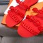 Hermes Chaine D'ancre Rivage Rubber Slipper Sandals Red