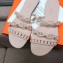 Hermes Chaine D'ancre Rivage Rubber Slipper Sandals Nude