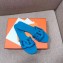 Hermes Aloha Rubber Slipper Sandals Light Blue