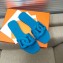 Hermes Aloha Rubber Slipper Sandals Light Blue