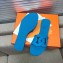 Hermes Aloha Rubber Slipper Sandals Light Blue