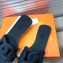 Hermes Aloha Rubber Slipper Sandals Black