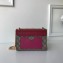 Gucci Padlock Small Shoulder Bag 409487 GG Red/Fuchsia
