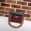 Gucci Padlock Small Shoulder Bag 409487 GG Dark Blue