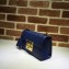 Gucci Padlock Small Shoulder Bag 409487 Signature Leather Blue