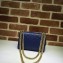 Gucci Padlock Small Shoulder Bag 409487 Signature Leather Blue