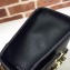Gucci Padlock Small Shoulder Bag 409487 Leather Black