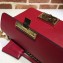Gucci Padlock Small Shoulder Bag 409487 Leather Red