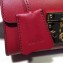 Gucci Padlock Small Shoulder Bag 409487 Leather Red