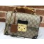 Gucci Padlock Small Bamboo Shoulder Bag 603221 GG Canvas 2020