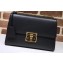 Gucci Padlock Medium Shoulder Bag 409486 Leather Black
