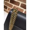 Gucci Padlock Medium Shoulder Bag 409486 Leather Black