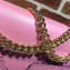 Gucci Padlock Medium Shoulder Bag 409486 Leather Pink