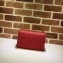 Gucci Padlock Small Shoulder Bag 409487 Signature Leather Red