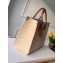 Louis Vuitton Monogram Empreinte Giant Onthego Tote Bag MM Creamy