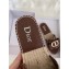 Dior Oblique CD Bow Canvas Espadrilles Slipper Sandals Burgundy 2020