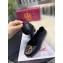 Tory Burch Minnie Travel Ballet Flats in Soft Napa Leather Black/Gold