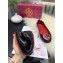 Tory Burch Minnie Travel Ballet Flats in Soft Napa Leather Black/Red