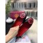 Tory Burch Minnie Travel Ballet Flats in Soft Napa Leather Black/Red