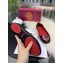 Tory Burch Minnie Travel Ballet Flats in Soft Napa Leather Black/Red