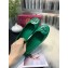 Tory Burch Minnie Travel Ballet Flats in Soft Napa Leather Green