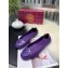 Tory Burch Minnie Travel Ballet Flats in Soft Napa Leather Purple
