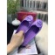 Tory Burch Minnie Travel Ballet Flats in Soft Napa Leather Violet