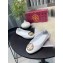 Tory Burch Minnie Travel Ballet Flats in Soft Napa Leather White/Gold