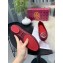 Tory Burch Minnie Travel Ballet Flats in Soft Napa Leather Burgundy/Red