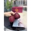 Tory Burch Minnie Travel Ballet Flats in Soft Napa Leather Burgundy