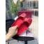 Tory Burch Minnie Travel Ballet Flats in Soft Napa Leather Melon Red