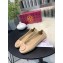 Tory Burch Minnie Travel Ballet Flats in Soft Napa Leather Beige