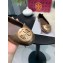 Tory Burch Minnie Travel Ballet Flats in Soft Napa Leather Bronze