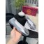 Tory Burch Minnie Travel Ballet Flats in Soft Napa Leather Silver
