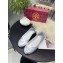 Tory Burch Minnie Travel Ballet Flats in Soft Napa Leather Silver