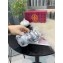 Tory Burch Minnie Travel Ballet Flats in Soft Napa Leather Silver