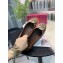 Tory Burch Minnie Travel Ballet Flats in Soft Napa Leather Brown/Gold