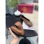 Tory Burch Minnie Travel Ballet Flats in Soft Napa Leather Brown/Gold