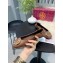 Tory Burch Minnie Travel Ballet Flats in Soft Napa Leather Brown/Gold