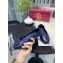 Tory Burch Minnie Travel Ballet Flats in Soft Napa Leather Dark Blue