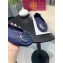 Tory Burch Minnie Travel Ballet Flats in Soft Napa Leather Dark Blue
