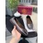 Tory Burch Minnie Travel Ballet Flats in Soft Napa Leather Crinkled Gun Color