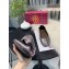 Tory Burch Minnie Travel Ballet Flats in Soft Napa Leather Crinkled Gun Color