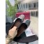 Tory Burch Minnie Travel Ballet Flats in Soft Napa Leather Crinkled Gun Color