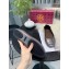 Tory Burch Minnie Travel Ballet Flats in Soft Napa Leather Crinkled Gun Color