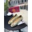 Tory Burch Minnie Travel Ballet Flats in Soft Napa Leather Crinkled Gold